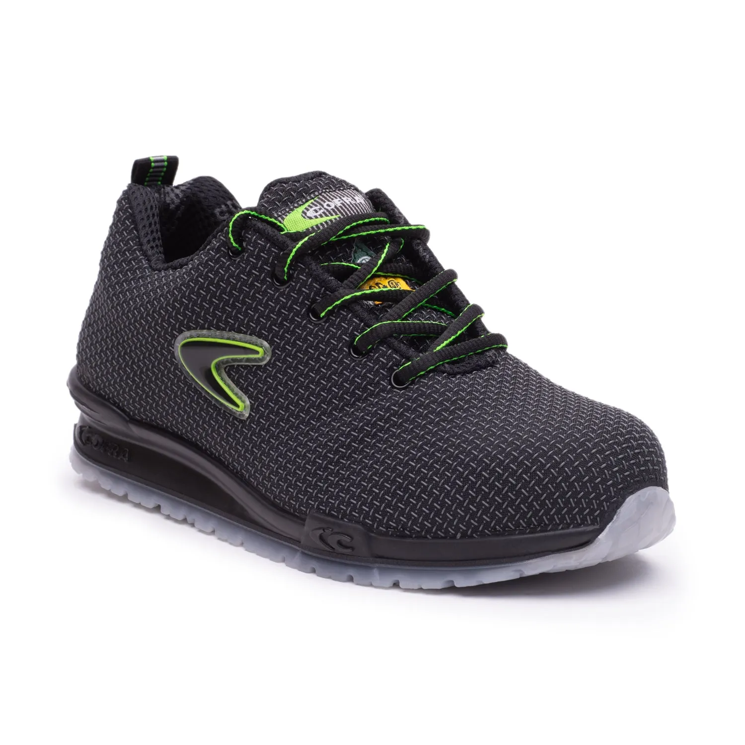 Utica SD  Men's aluminum toe safety shoes 78802BLK Height Plus Boho Free