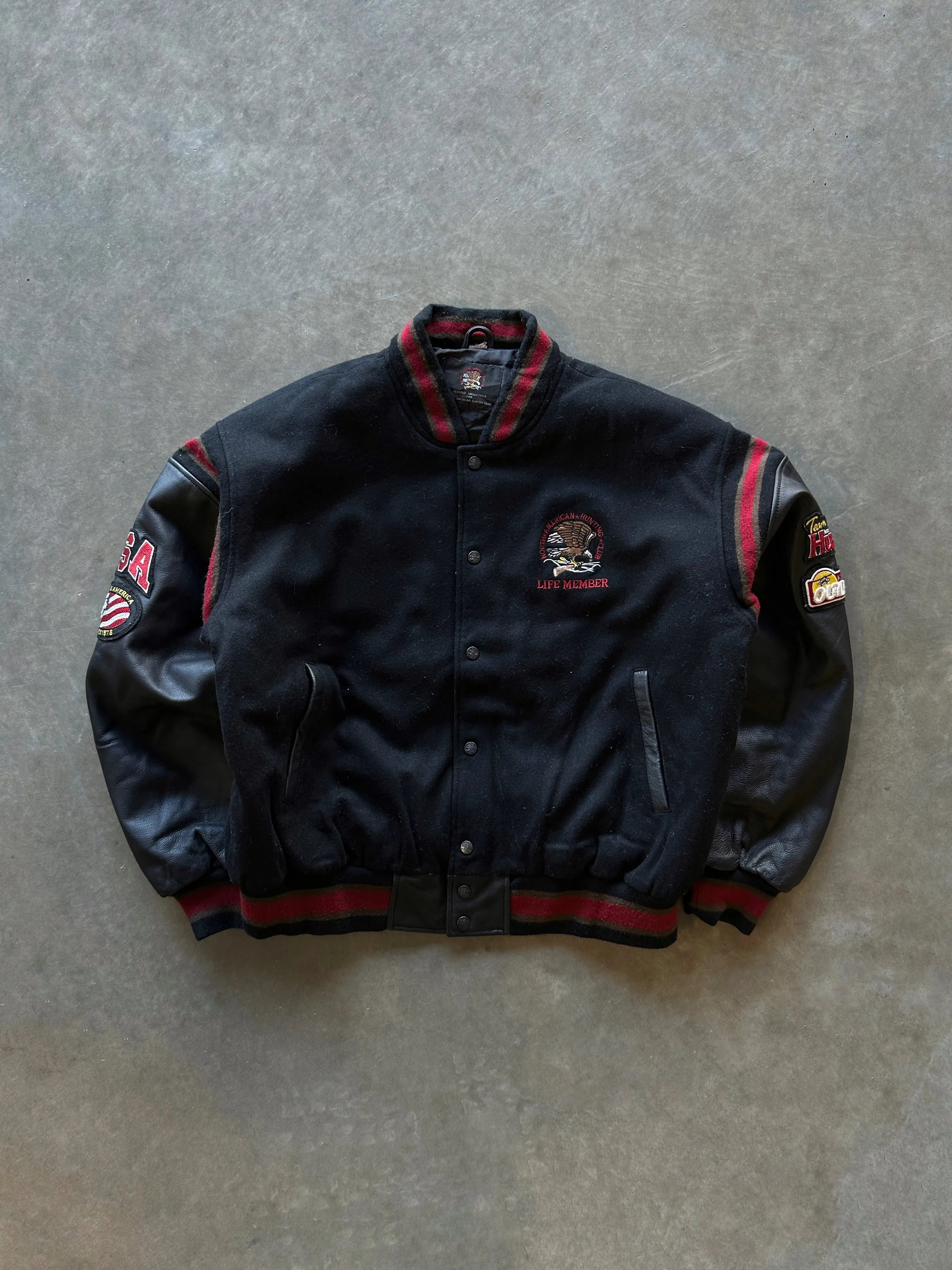 ThermalReflective 90s ??Hunting Club?? varsity jacket (XL)