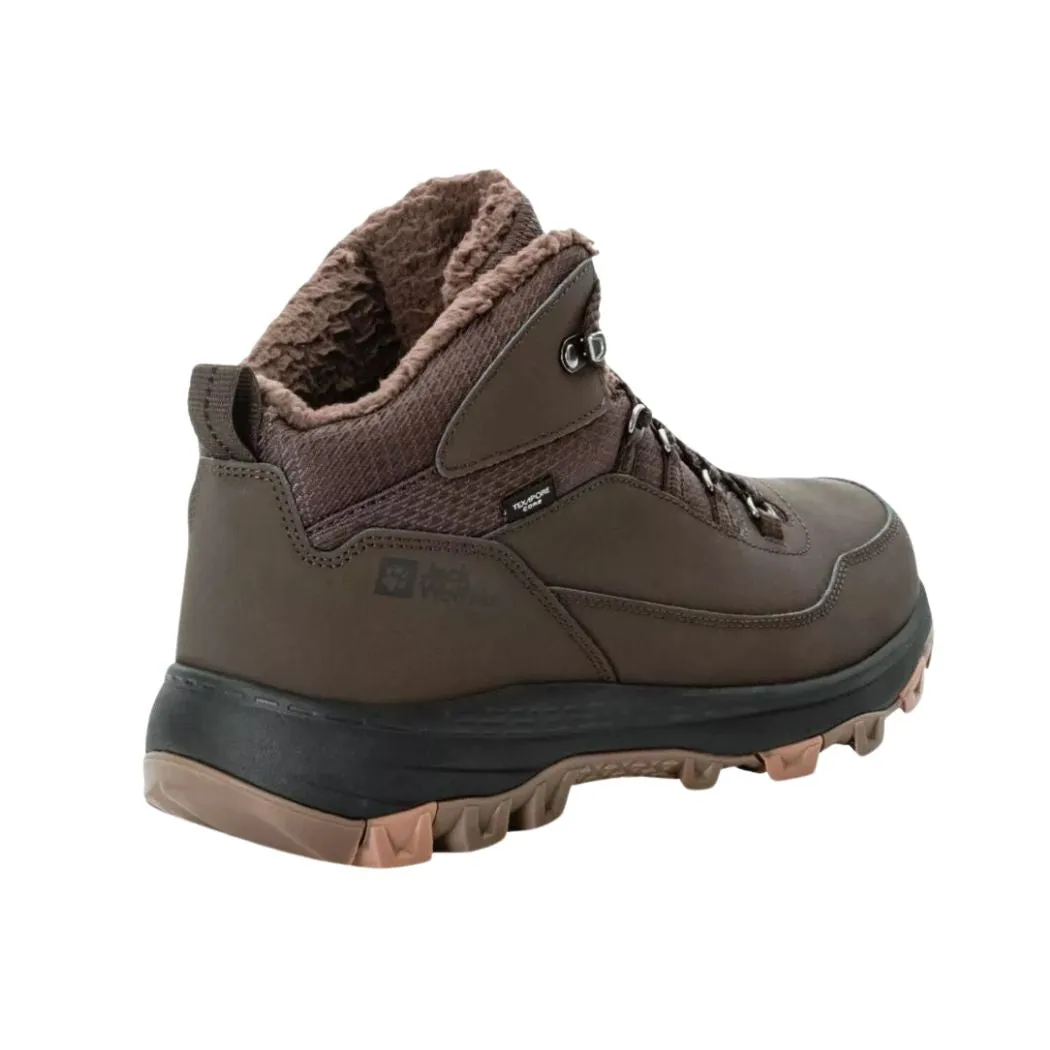 jack wolfskin Everquest Texapore Mid Men's Waterproof Winter Shoes Shock absorption