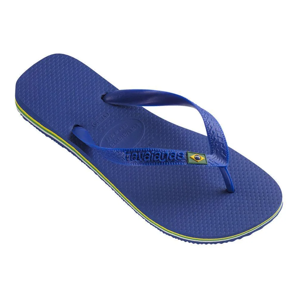 Havaianas Women's Brazil Marine Blue Ventilation Channel System Simple Match