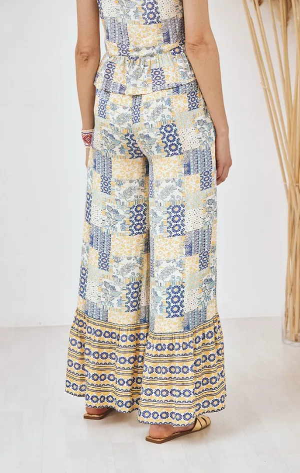 Neutral Shade On The Move Silvia Fluid Pants