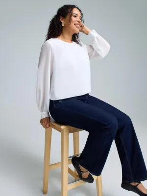 Timeless Dress Chiffon Popover Top