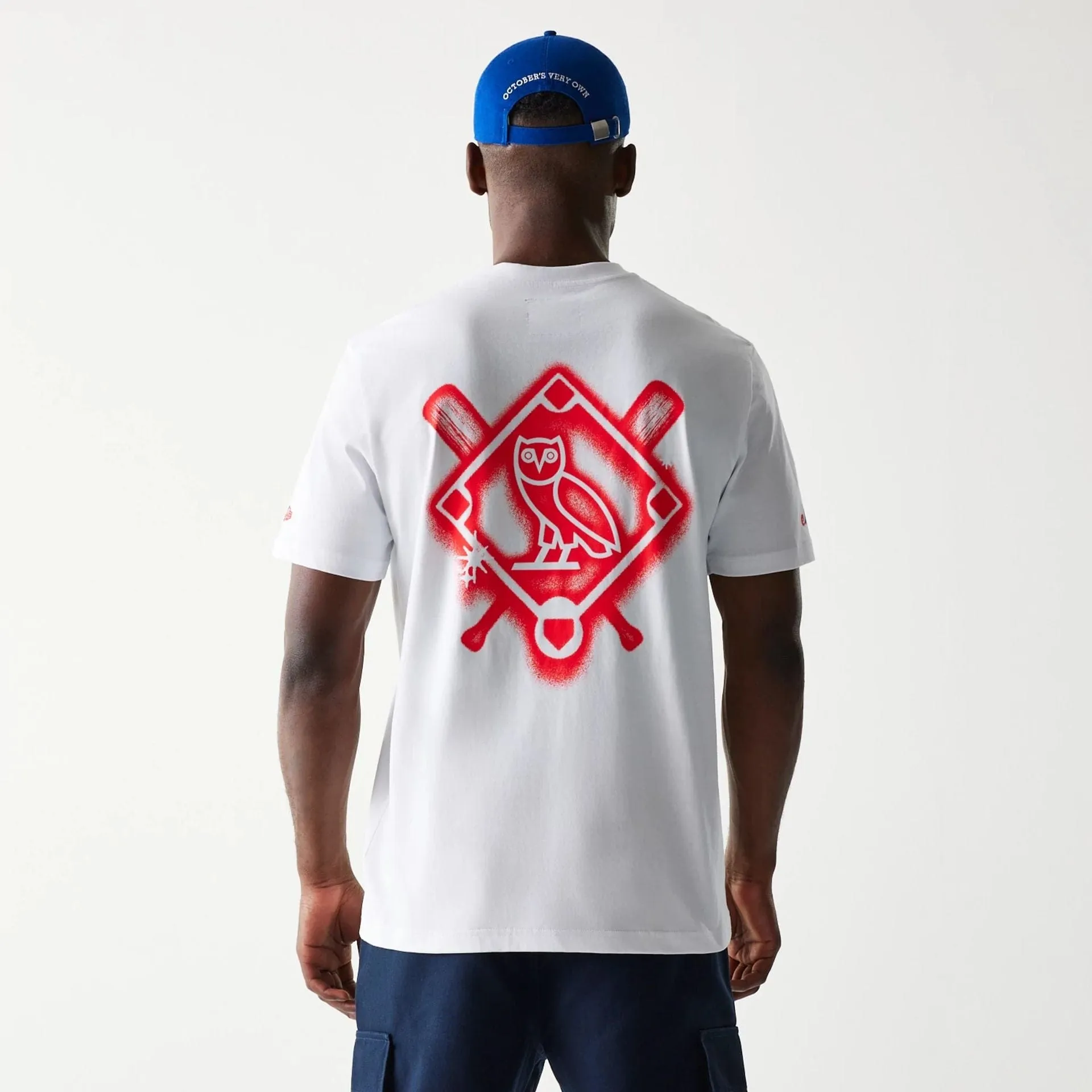Montreal Expos OVO x MLB White T-Shirt Adjustable Hem
