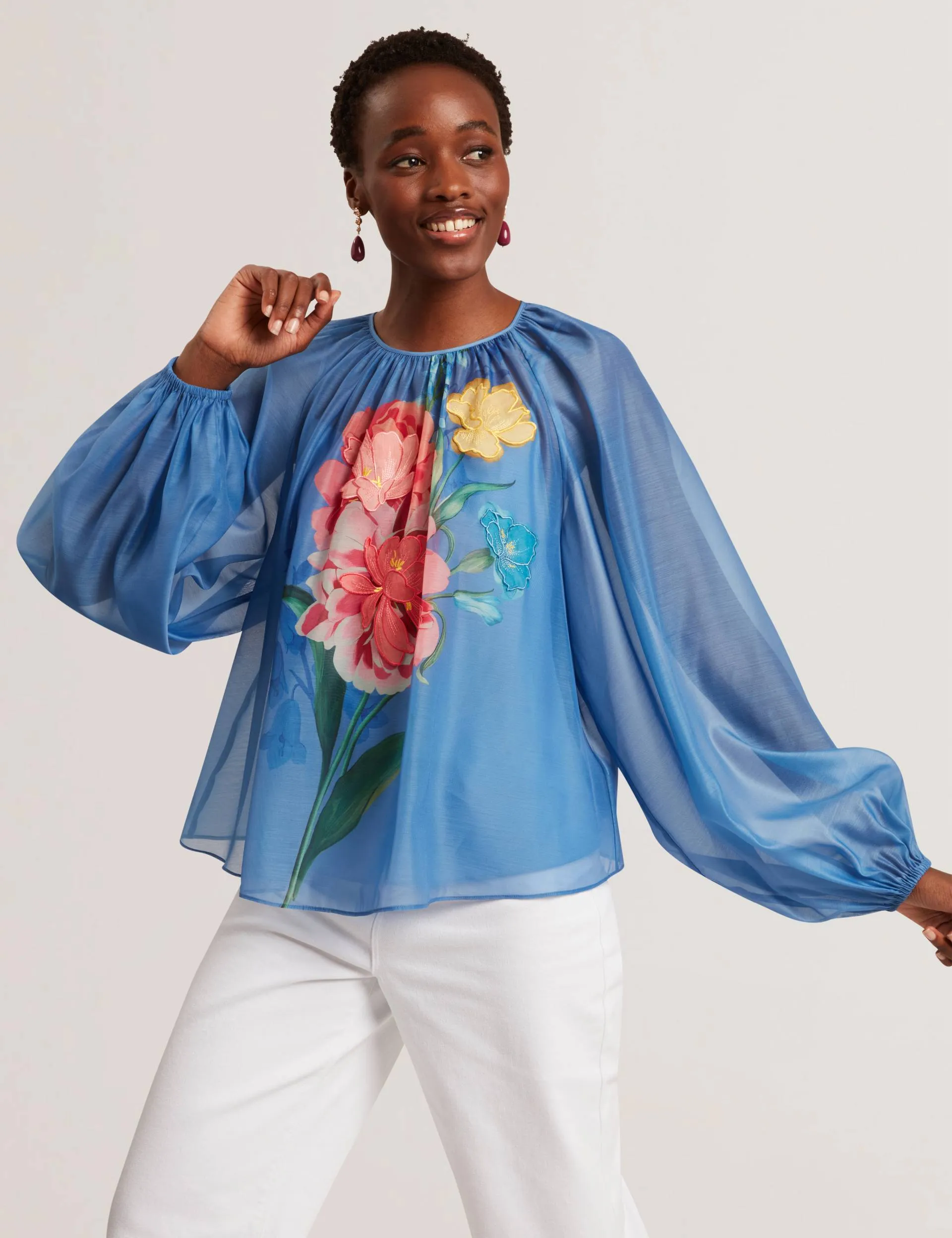 Everyday Fashion Hidden pockets ALRIA | MID-BLUE