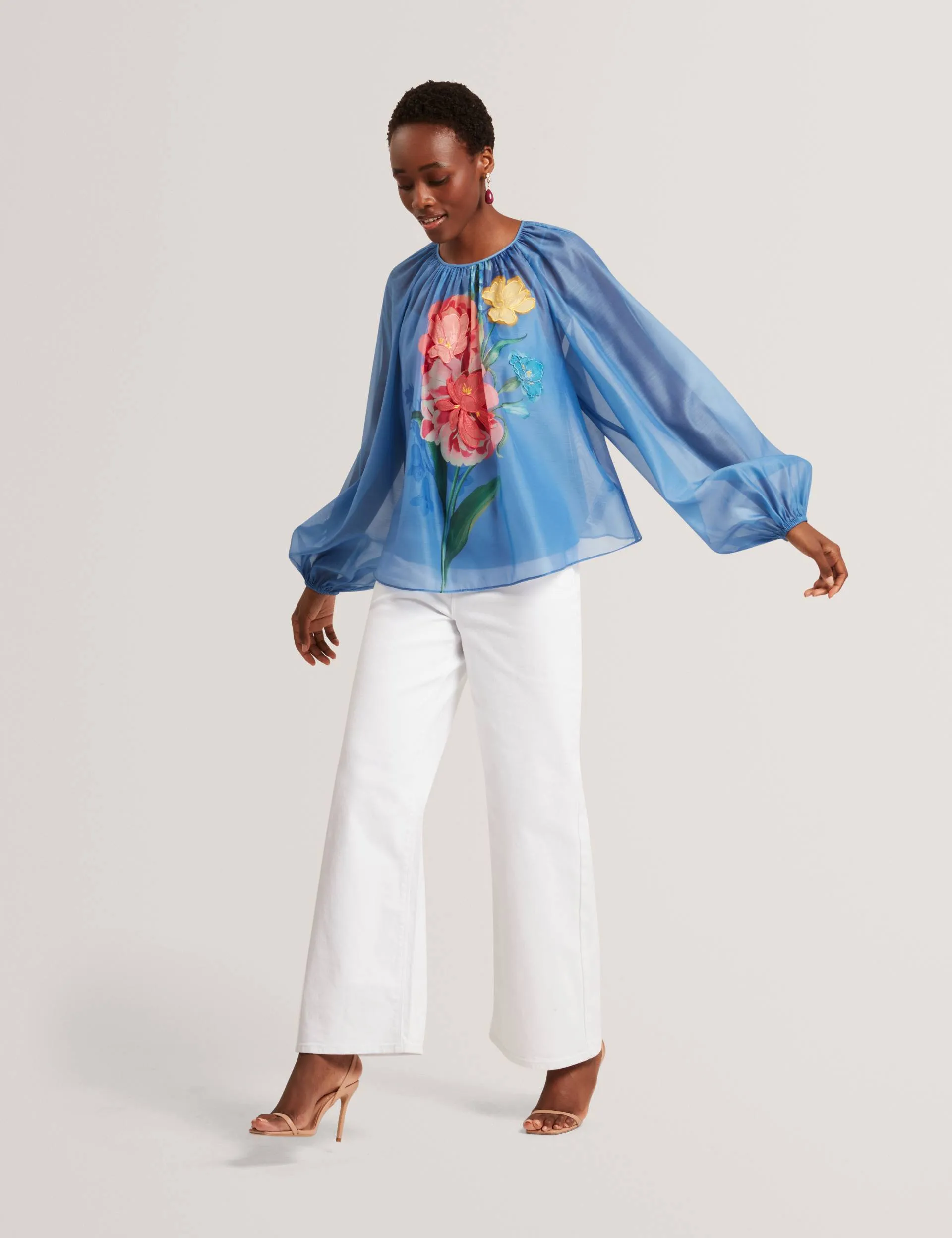 ALRIA | MID-BLUE SmoothEdgeTrim Soft Knit