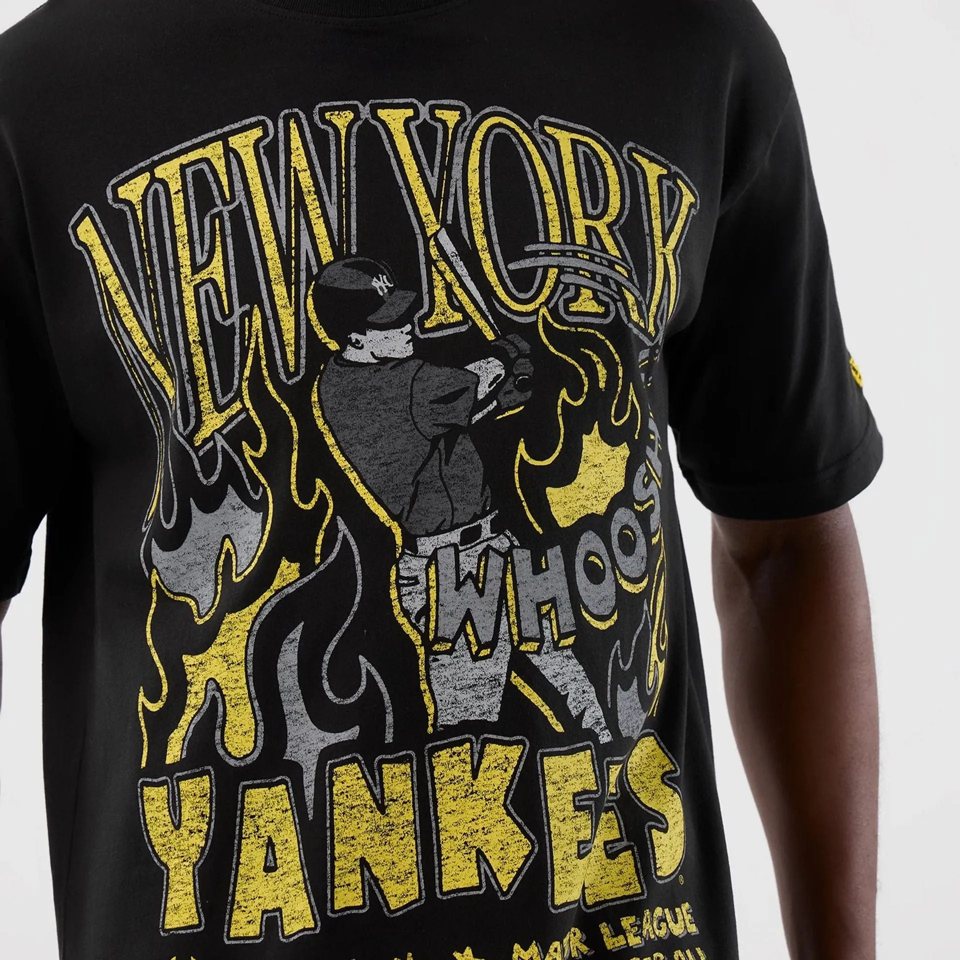 DoubleStitched Seams Soft and durable New York Yankees MLB Player Life Graphic Black T-Shirt