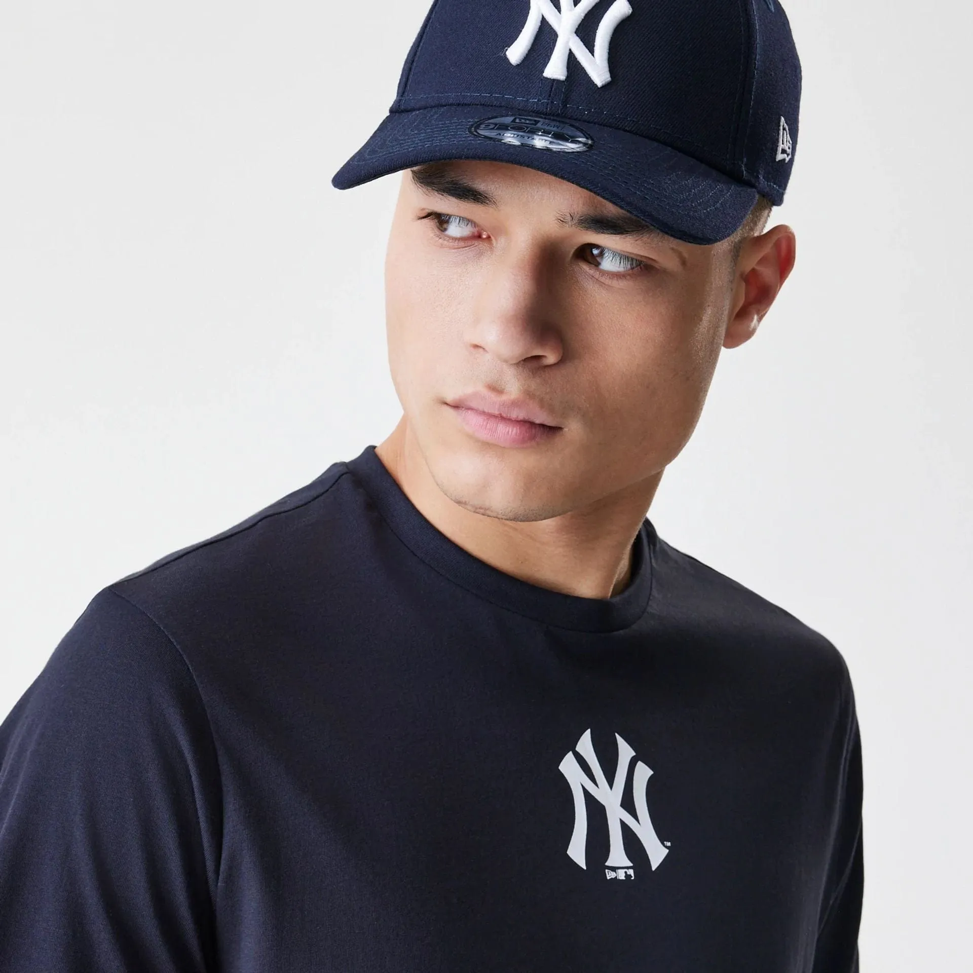 New York Yankees MLB Logo Navy T-Shirt quick dry