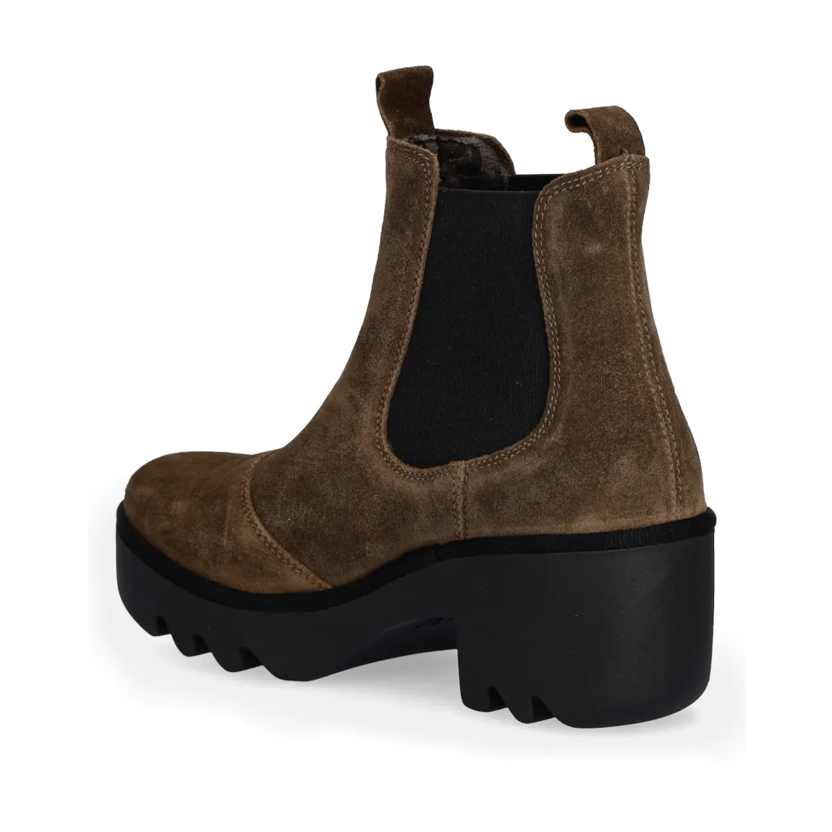 Fly London Women's TRIG514FLY Elephant Oil Suede Commuter Pick Supportive sole