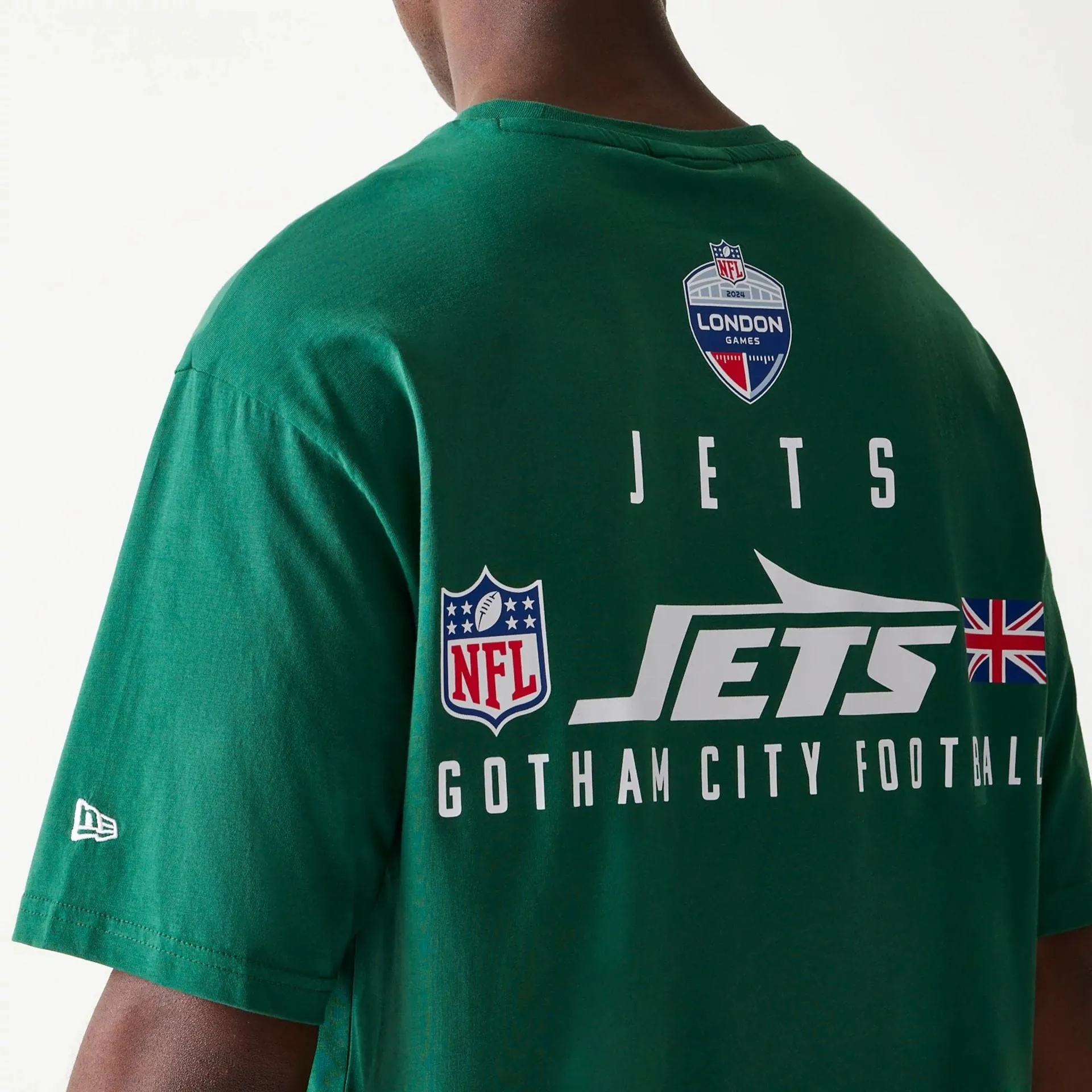 New York Jets NFL Games Slogan Green Oversized T-Shirt black friday