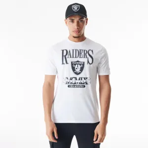 Practical Design Breathable Comfort Las Vegas Raiders NFL Champions Graphic White T-Shirt