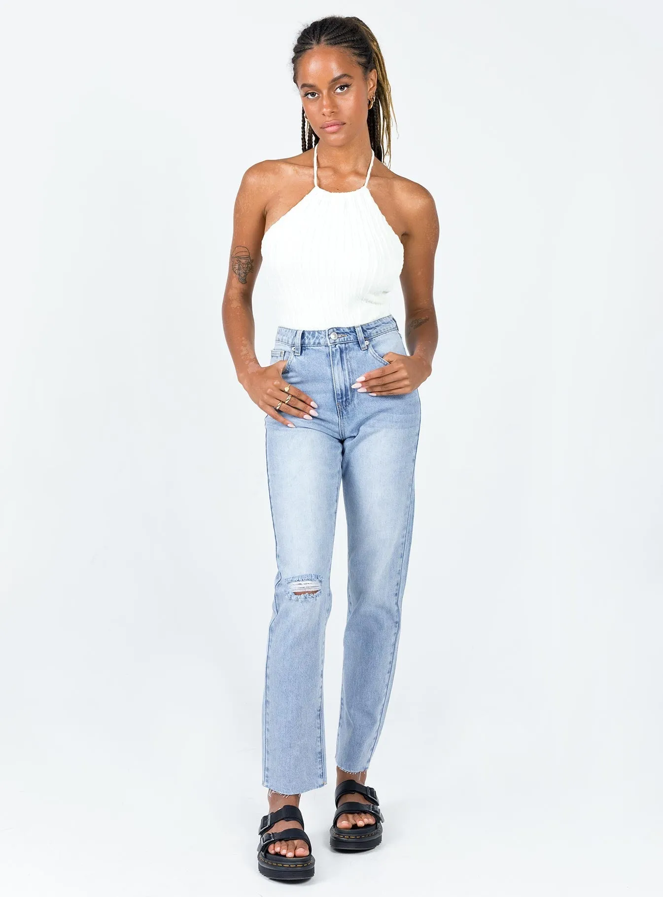 Spring Mood Slim Essential Style Evelyn Low Rise Denim Jeans