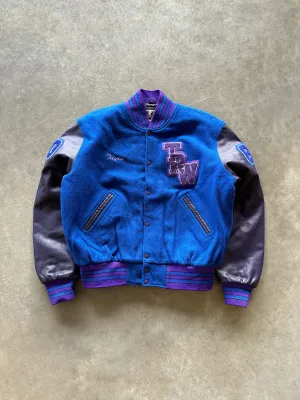 90s college varsity jacket (L) QuickDryMaterial
