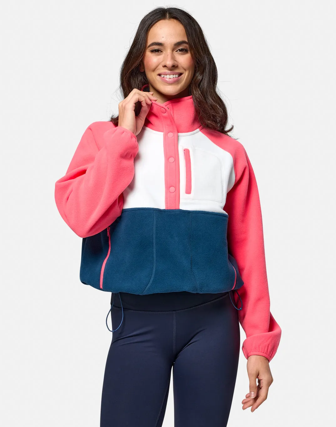 Lightweight Gear Snap Polar Fleece in Dubarry