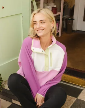 Snap Polar Fleece in Lime Sorbet Brunch Outfit