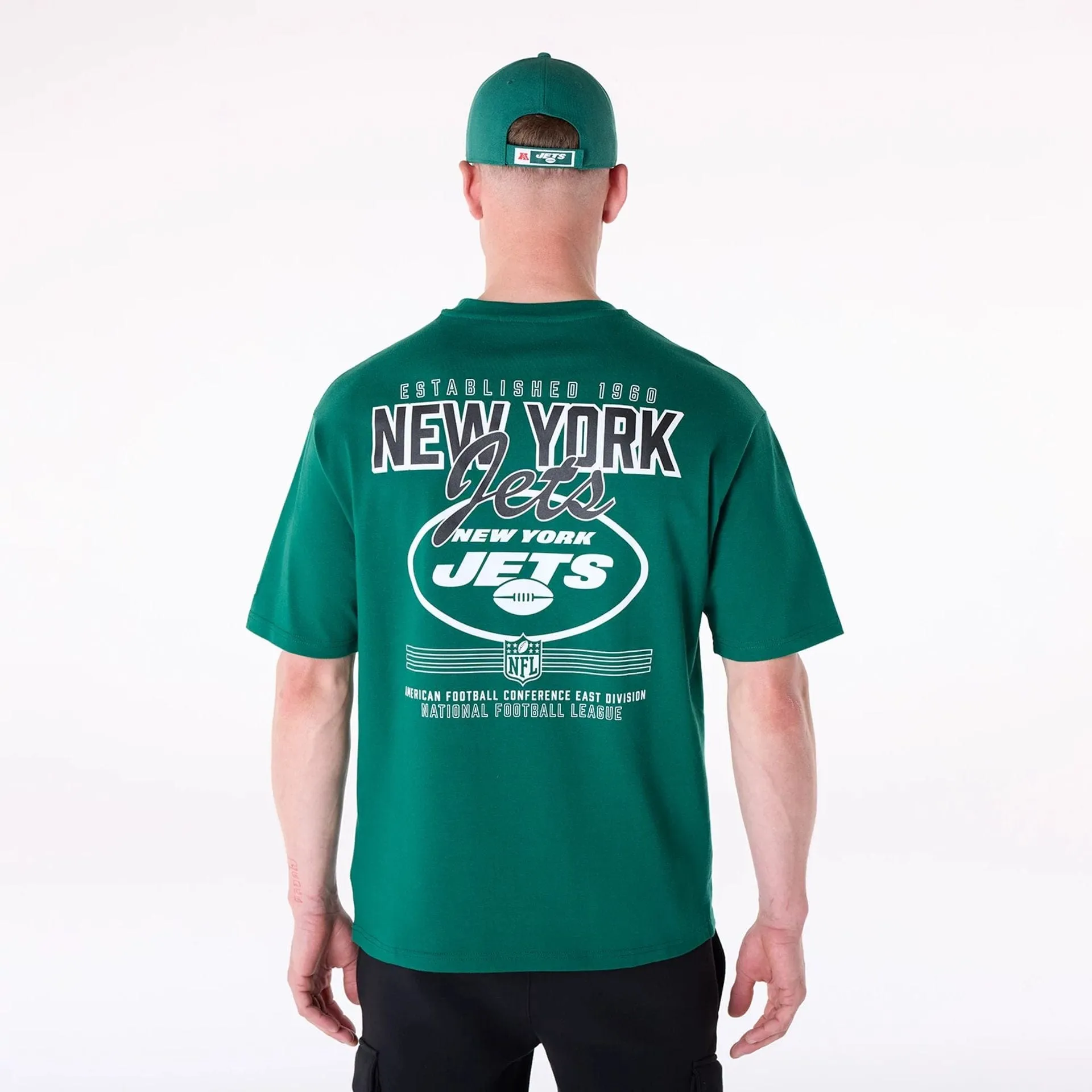New York Jets NFL Graphic Green T-Shirt Soft Touch Quick Fit Wear