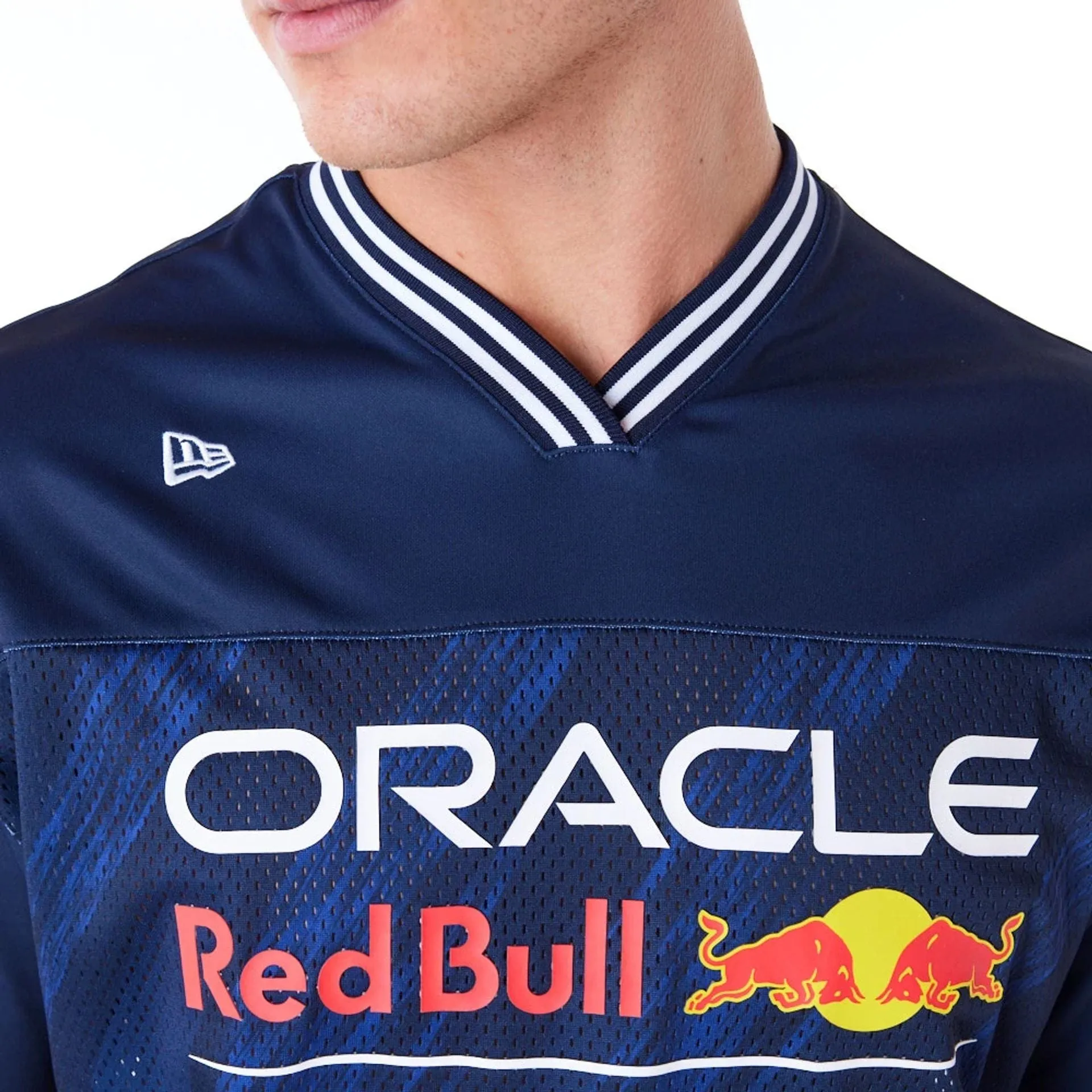 Red Bull  Sim Racing Navy V Neck Jersey hiking clothes Relaxed Design