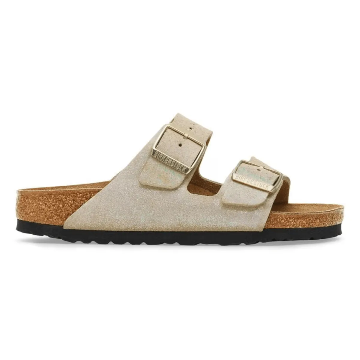 Lightweight Upper Night Hike Birkenstock Women's Arizona Shimmering Taupe Suede Leather