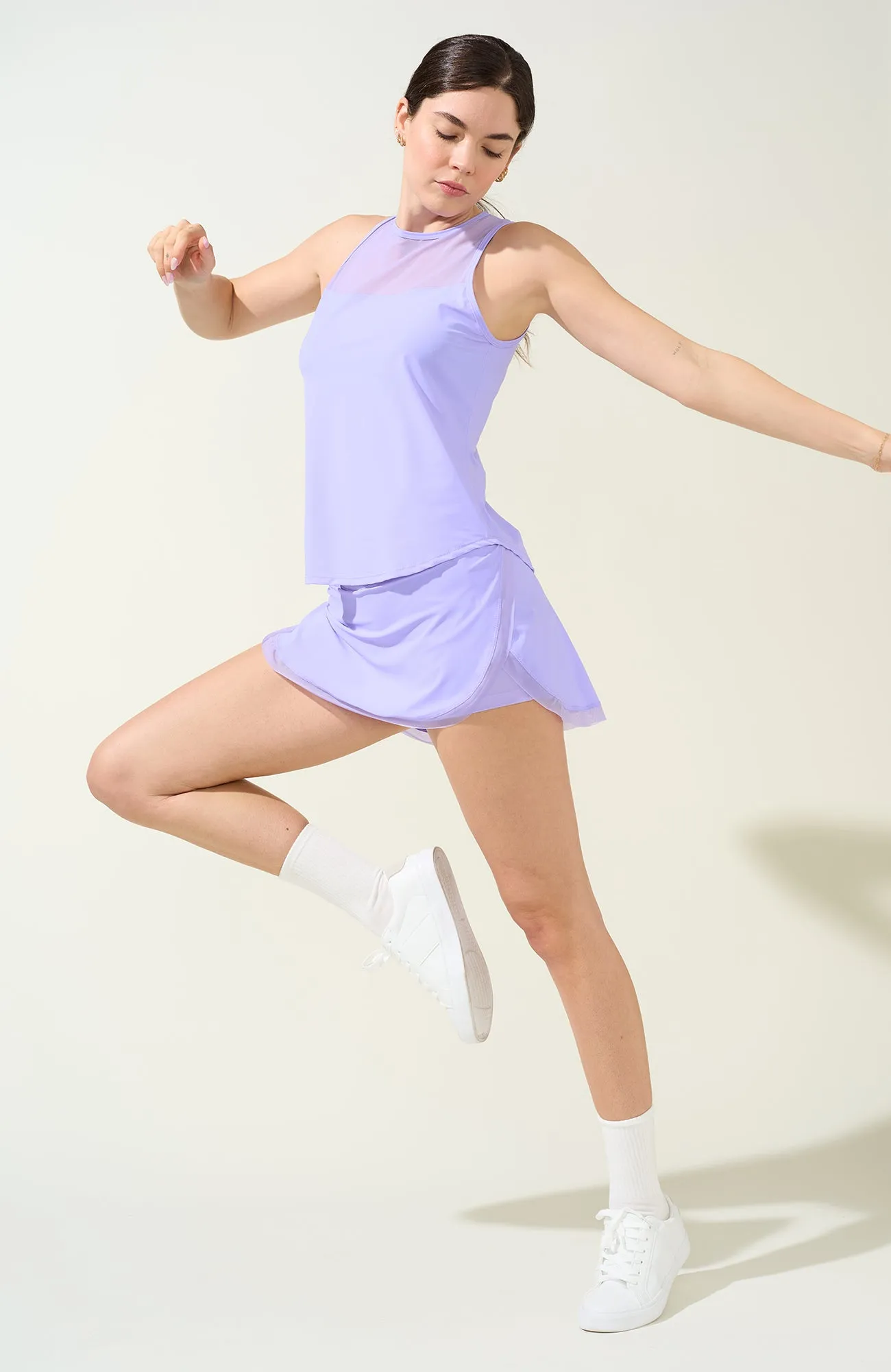 Weekend Ready Step Up Tennis Skirt