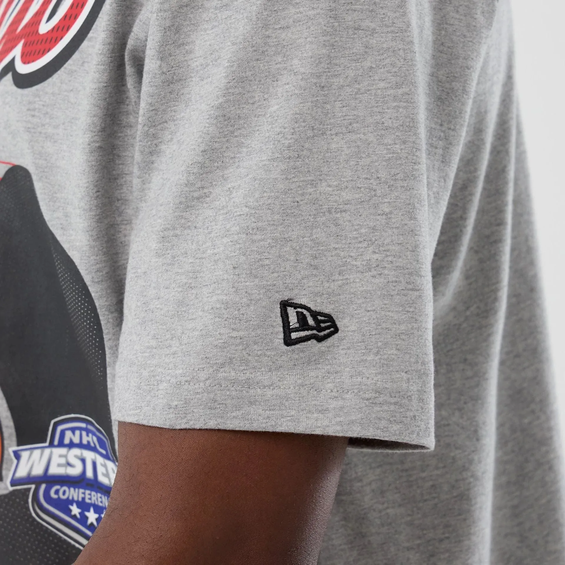 Halloween TemperatureControl Fabric Chicago Blackhawks NHL Sport Classic Grey T-Shirt