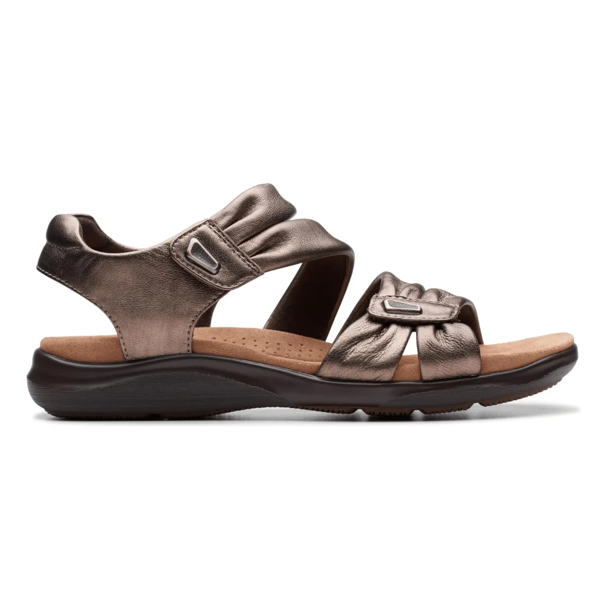 Current Hike On The Move Clarks Women's Kitly Ave Bronze Leather
