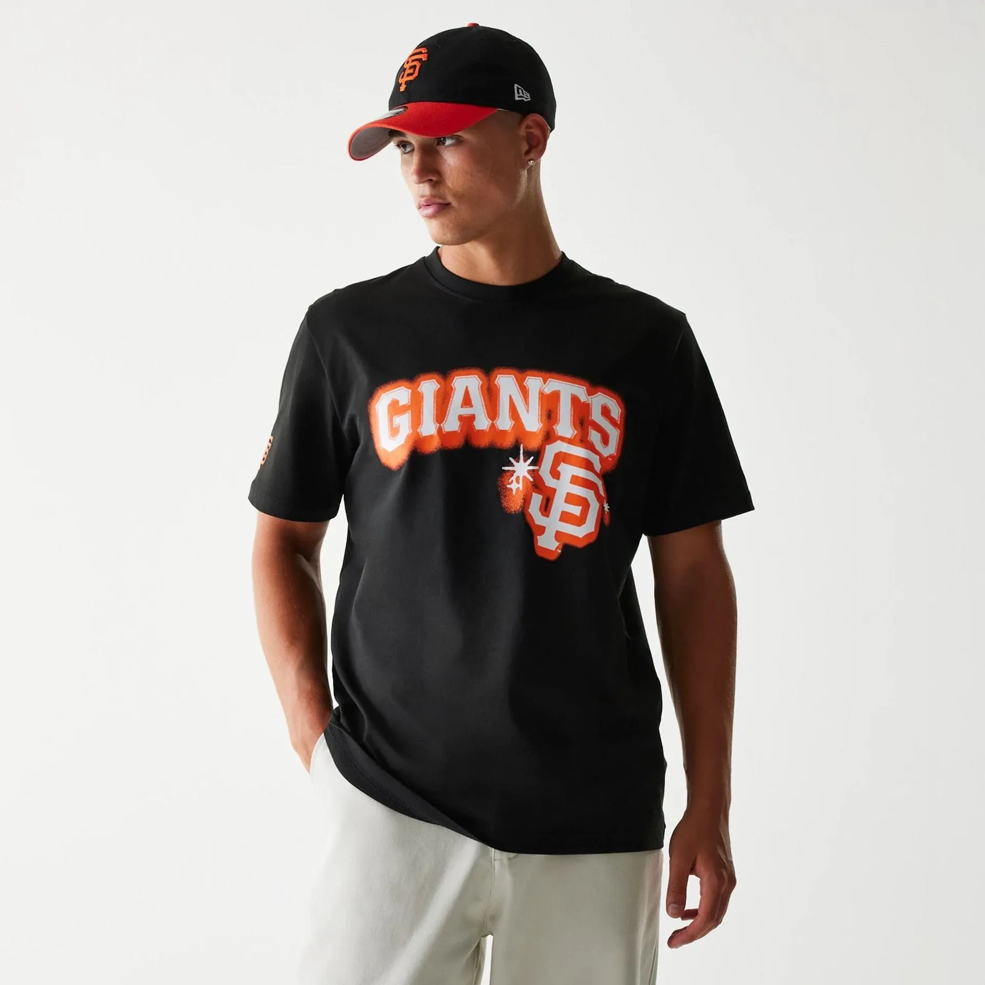 Sleeveless StretchFabric San Francisco Giants OVO x MLB Black T-Shirt