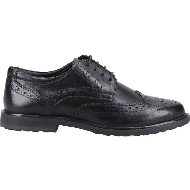 Soft foam Daily Explorer Hush Puppies Womens Verity Brogue Black/Black