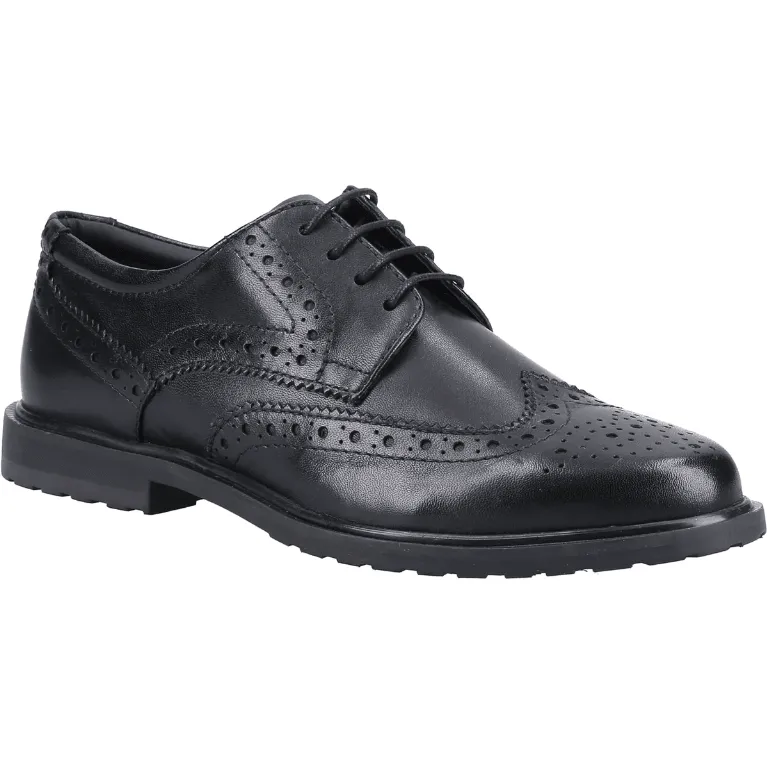 Rubber   sole Scenic Step Hush Puppies Womens Verity Brogue Black/Black