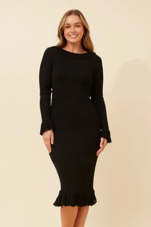 Relax Motion Sage Glow VASHTI  FRILL KNIT DRESS