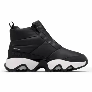 Firm Grip Boat shoes Sorel Women's Kinetic Impact Puffy Zip Black/Black Waterproof