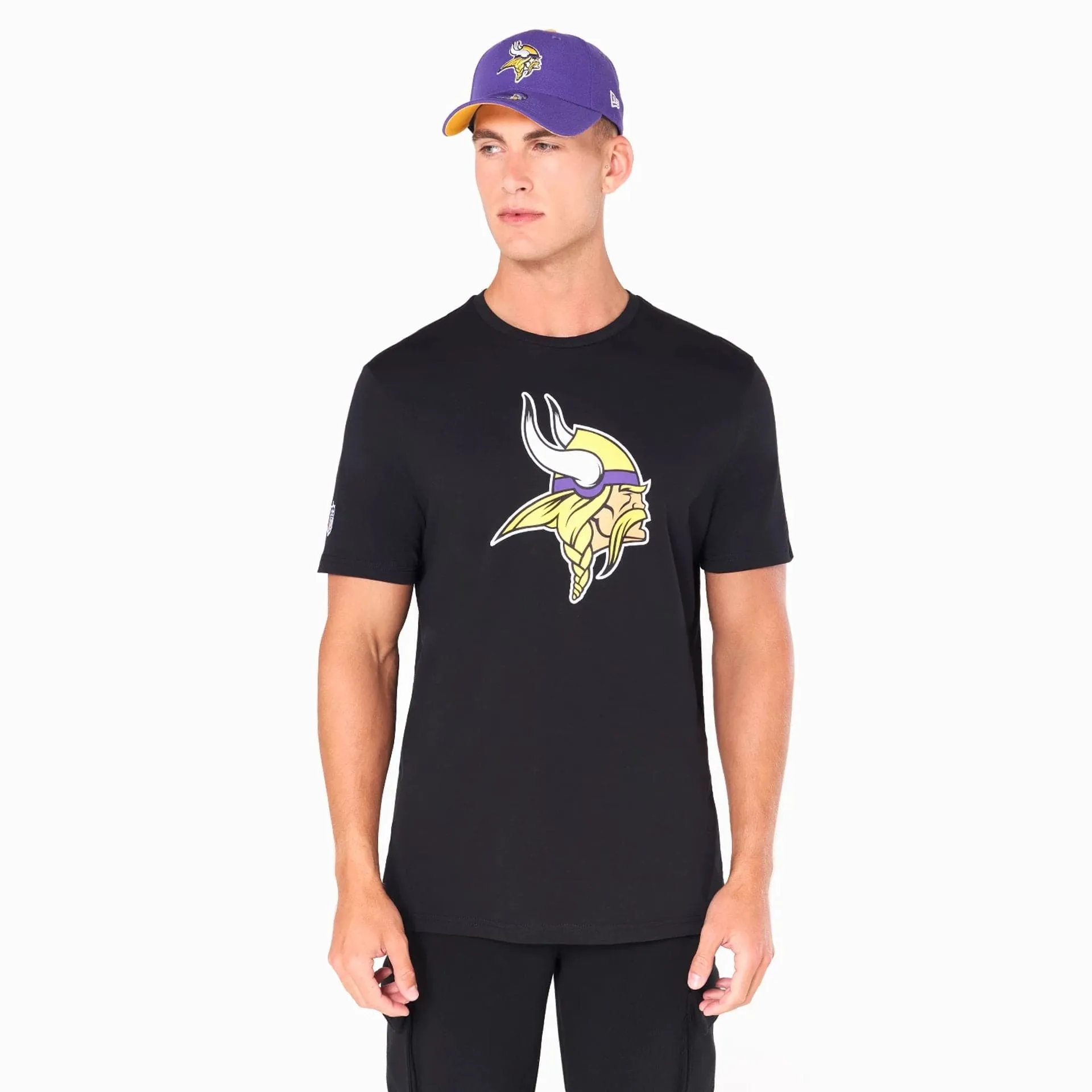 Minnesota Vikings NFL Black T-Shirt Elegant Detail Cozy And Warm