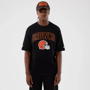 Cleveland Browns NFL International Series Games Black Oversized T-Shirt Comfy Apparel