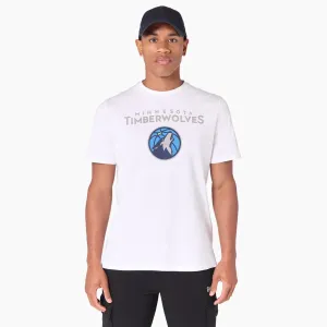 Leisure Casual Minnesota Timberwolves NBA White T-Shirt
