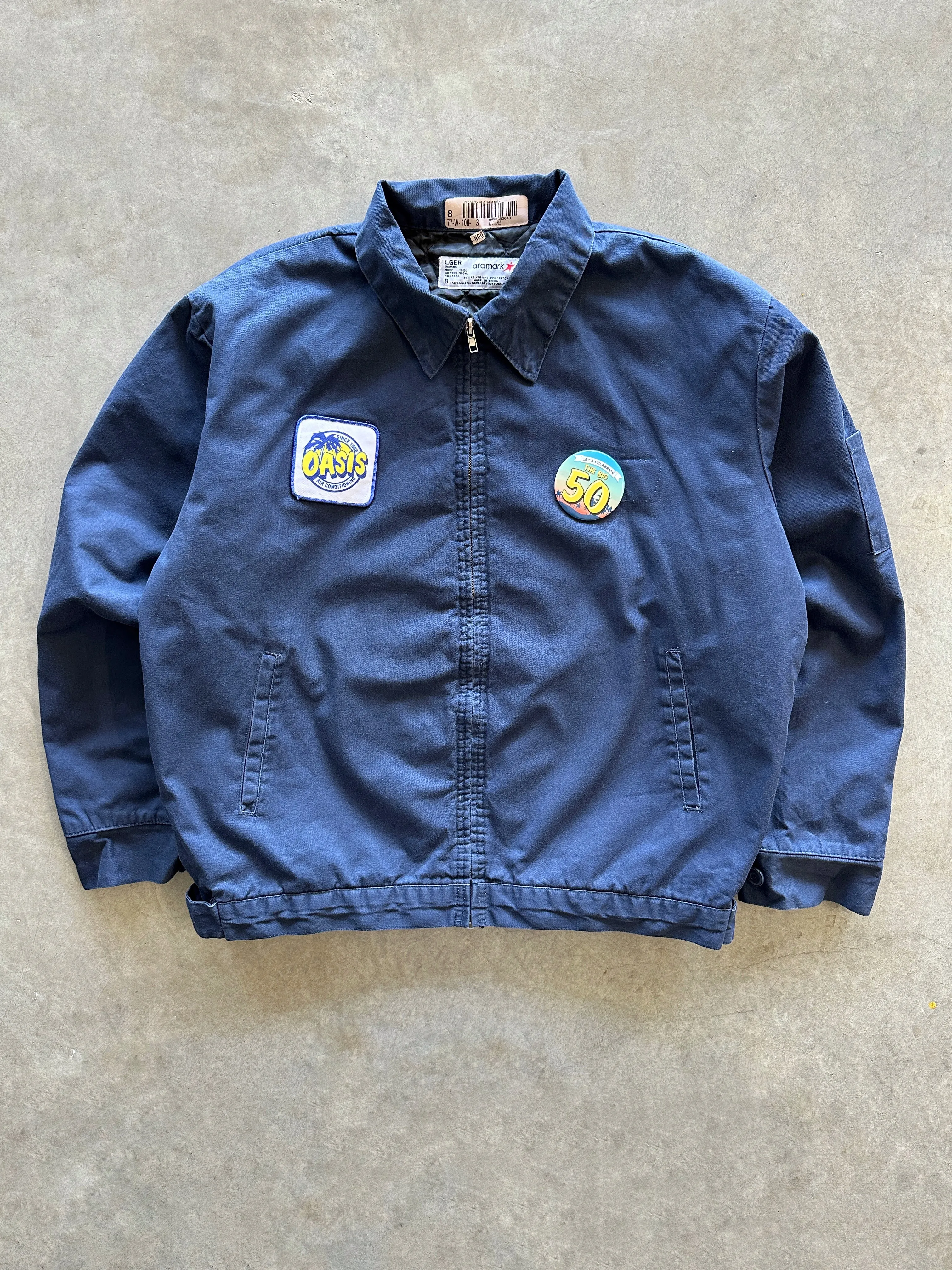 1990s work jacket (M) Warm Layers Mid Length