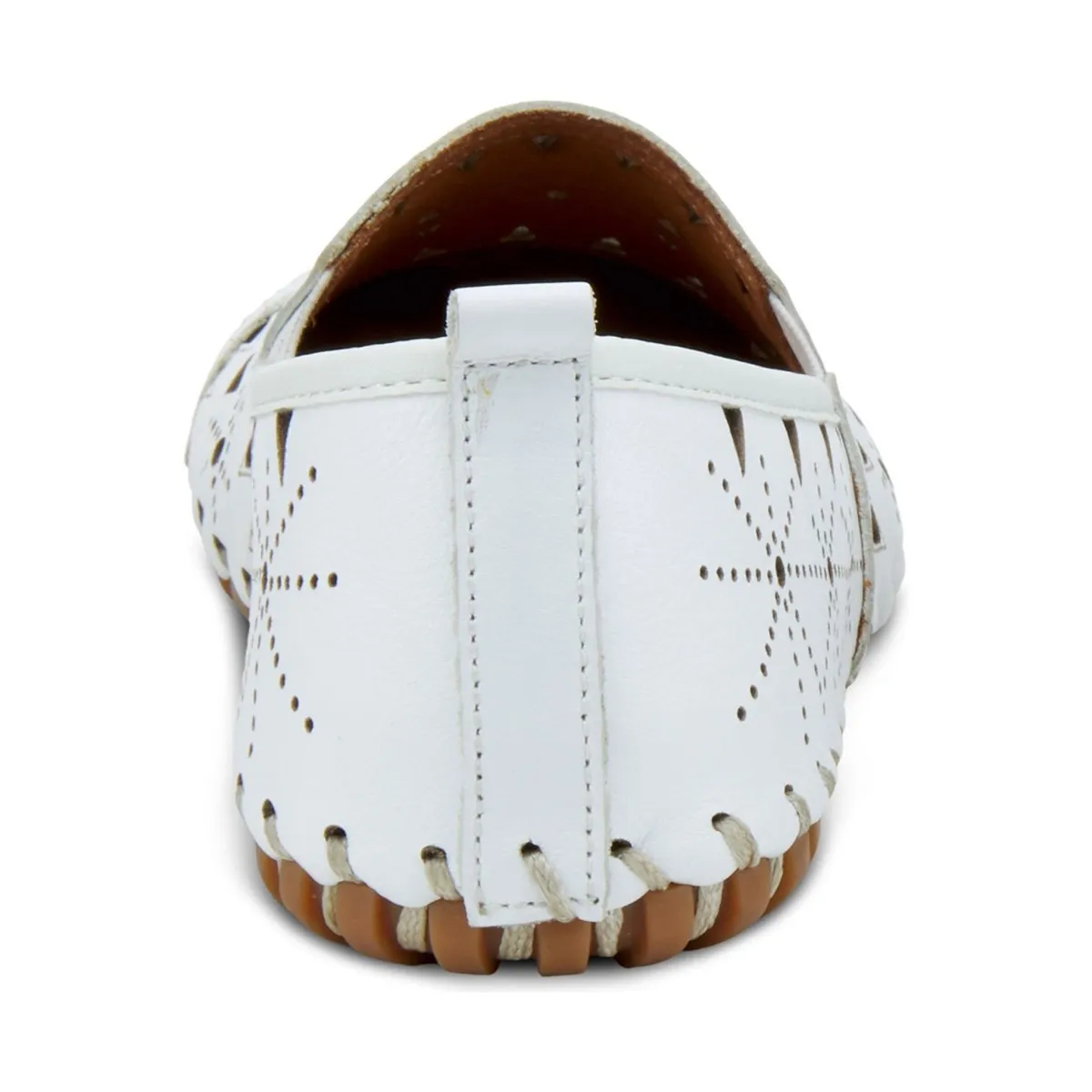 Spring Step Women's Fusaro White Leather Motion Grip