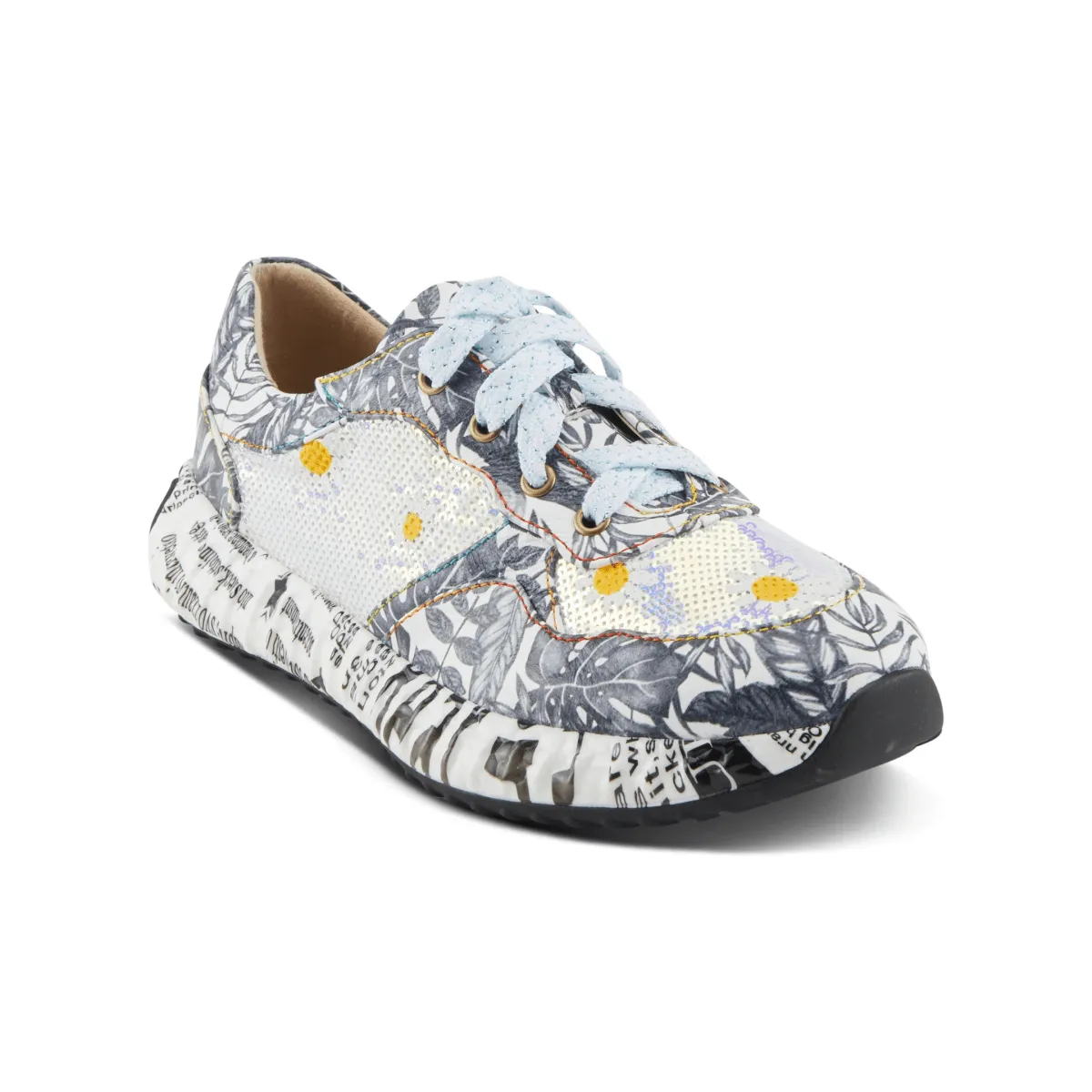 Spring Step Women's L'artiste Zingy Grey Multi Kick Step