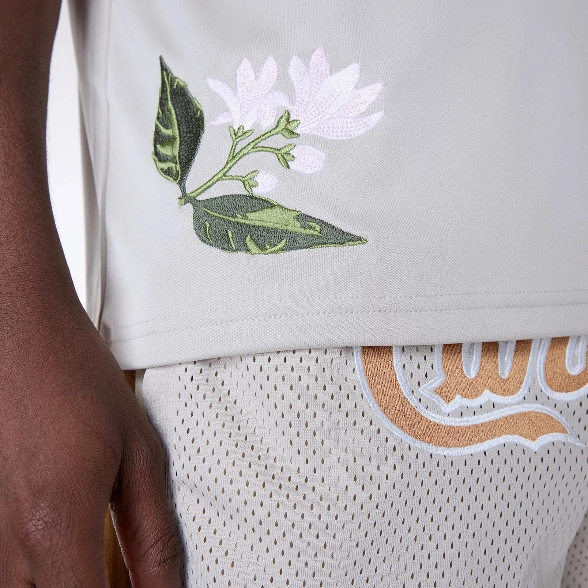 St. Louis Cardinals MLB Floral Open White Oversized T-Shirt Flexible Waist Bold Comfort