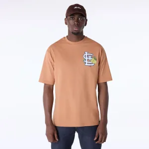 Vintage authenticity St. Louis Cardinals MLB Fruit Dark Beige T-Shirt