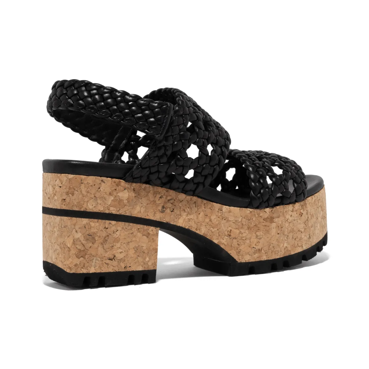 Homers Women's Venice Trenza 5 Black Soft Arch Modern Taste