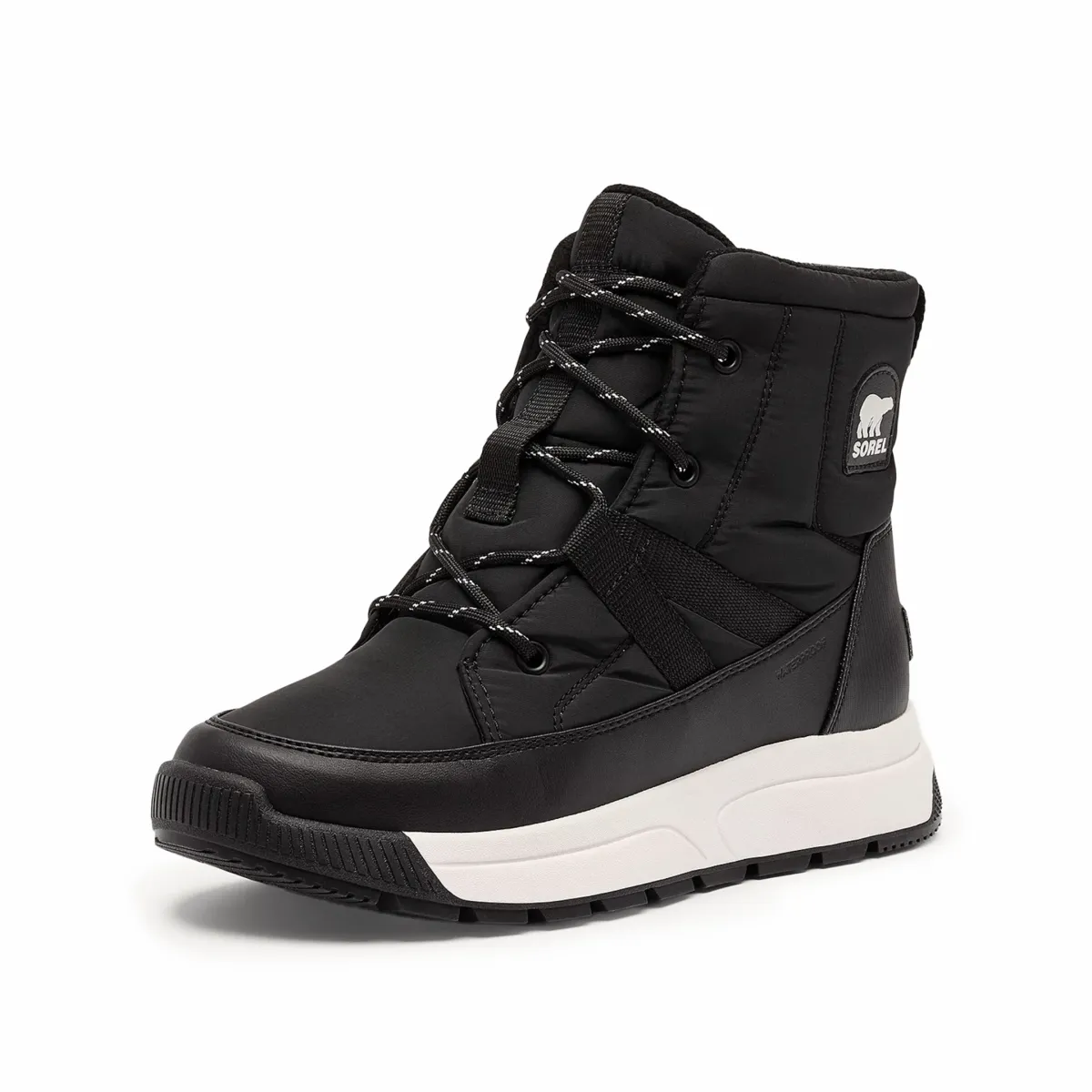 Relax Vibe Sorel Women's Whitney III Mid Black/Sea Salt Waterproof