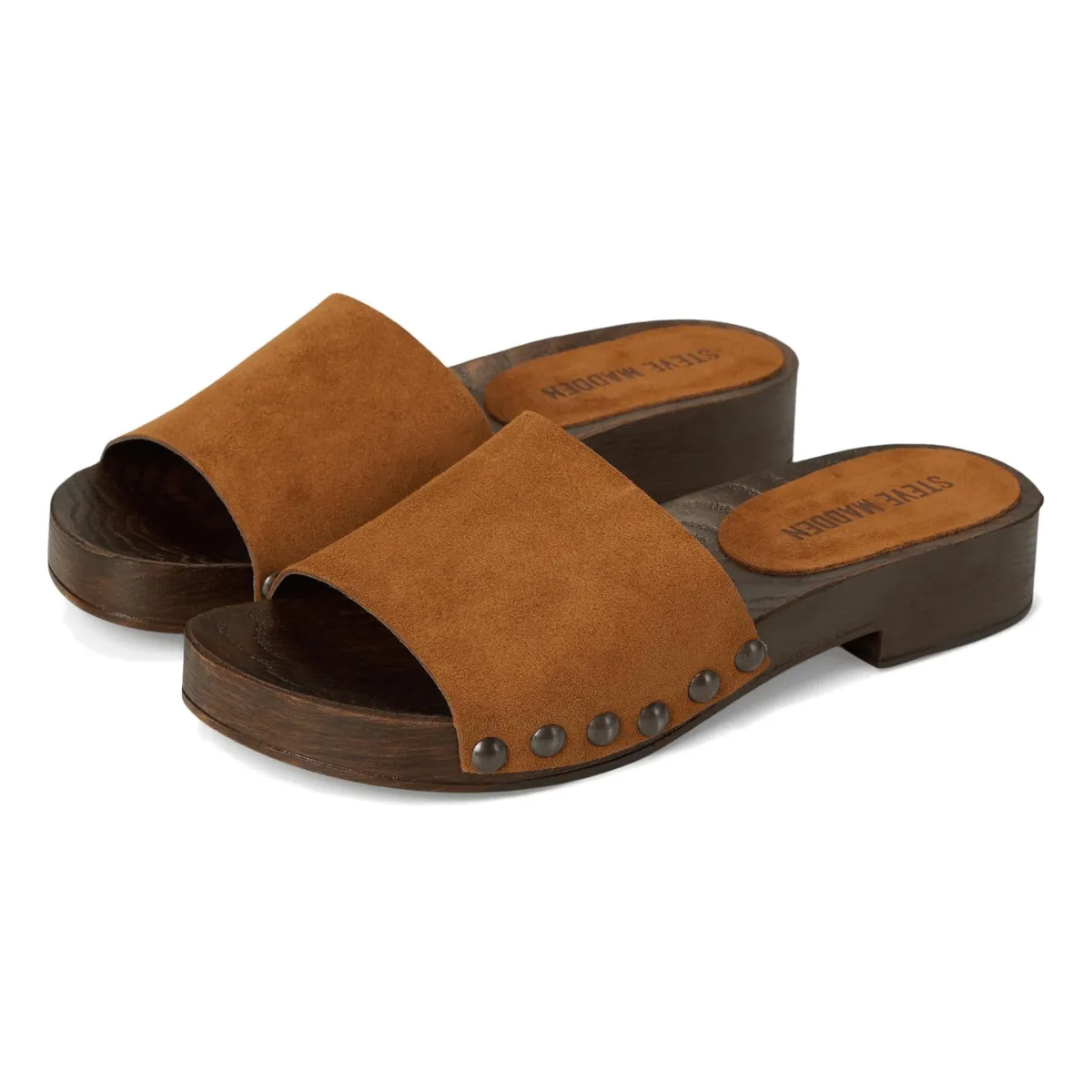 Steve Madden Women's Cento Chestnut Suede Lightweight Step