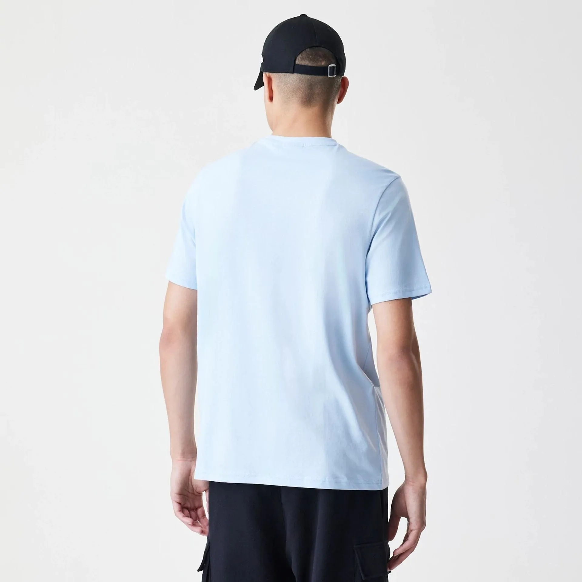 Holiday Wear LA Lakers NBA Bubble Wordmark Pastel Blue T-Shirt