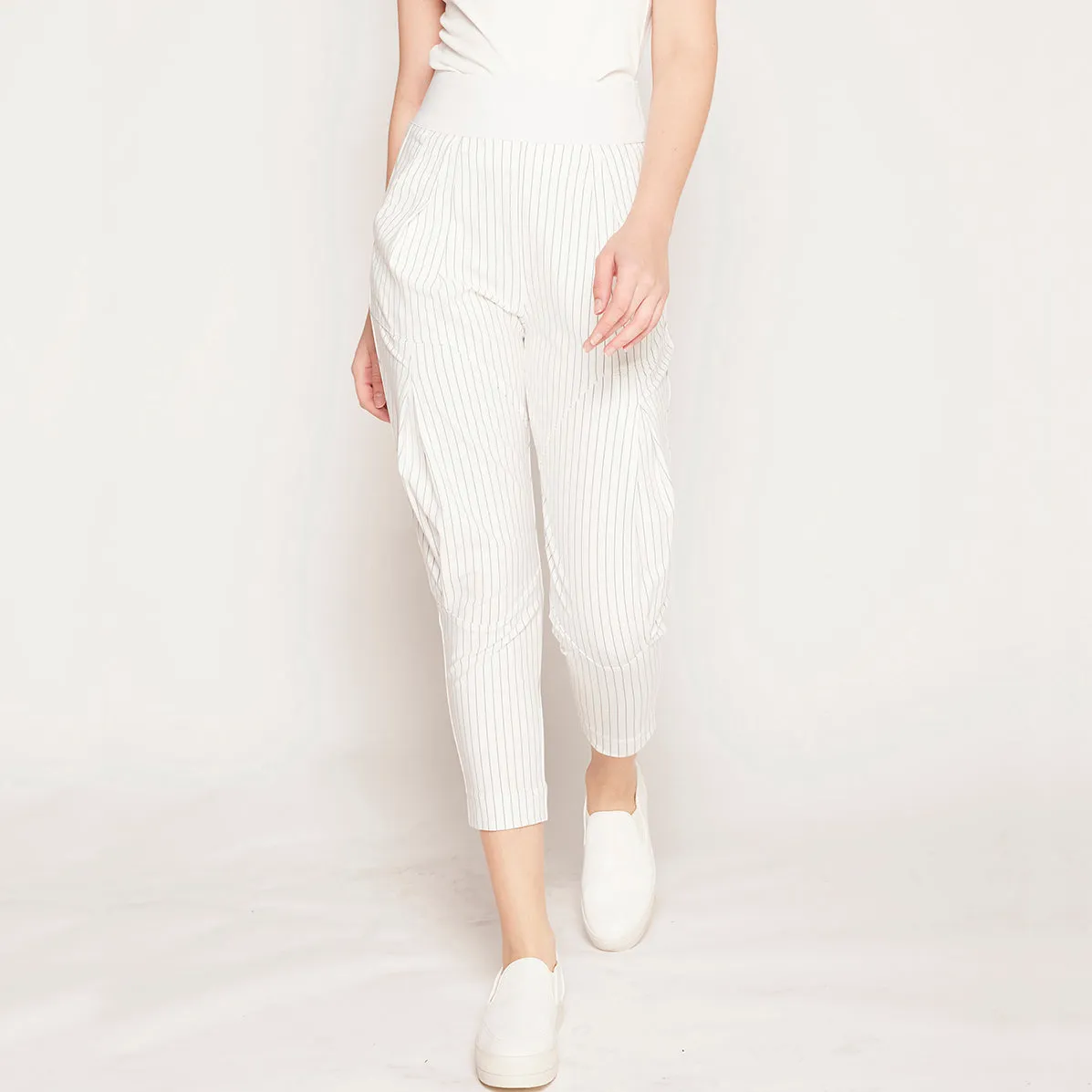 Smart Wear Stripe knit pants