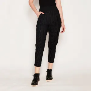 Layered Comfort Stripe knit pants