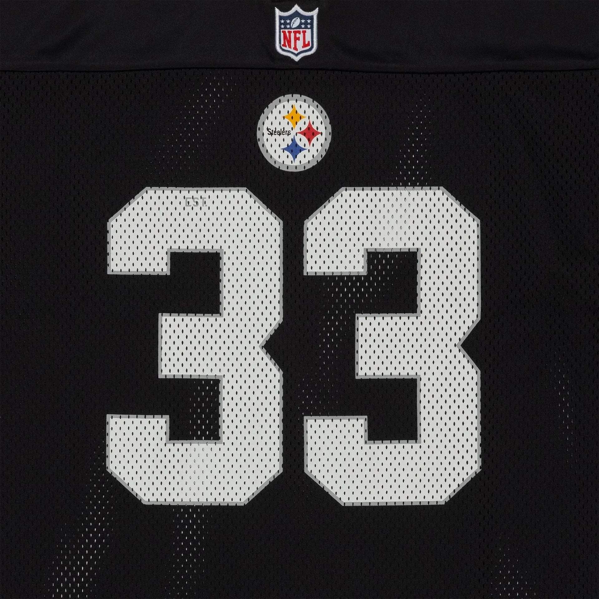 Pittsburgh Steelers NFL Mesh Black Mesh Jersey Abstract print