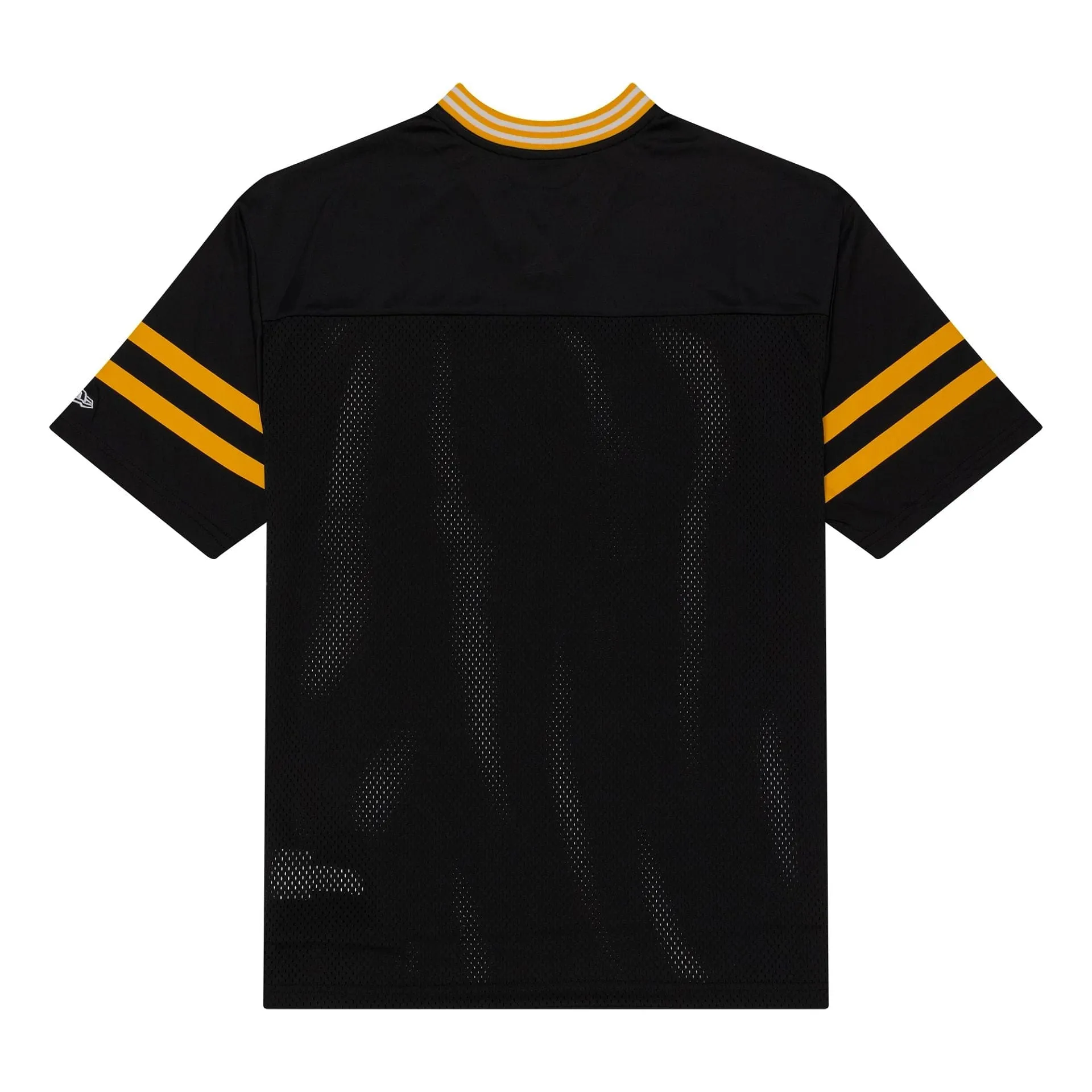 Pittsburgh Steelers NFL Mesh Black Mesh Jersey Smart Comfort Organic Cotton Blend