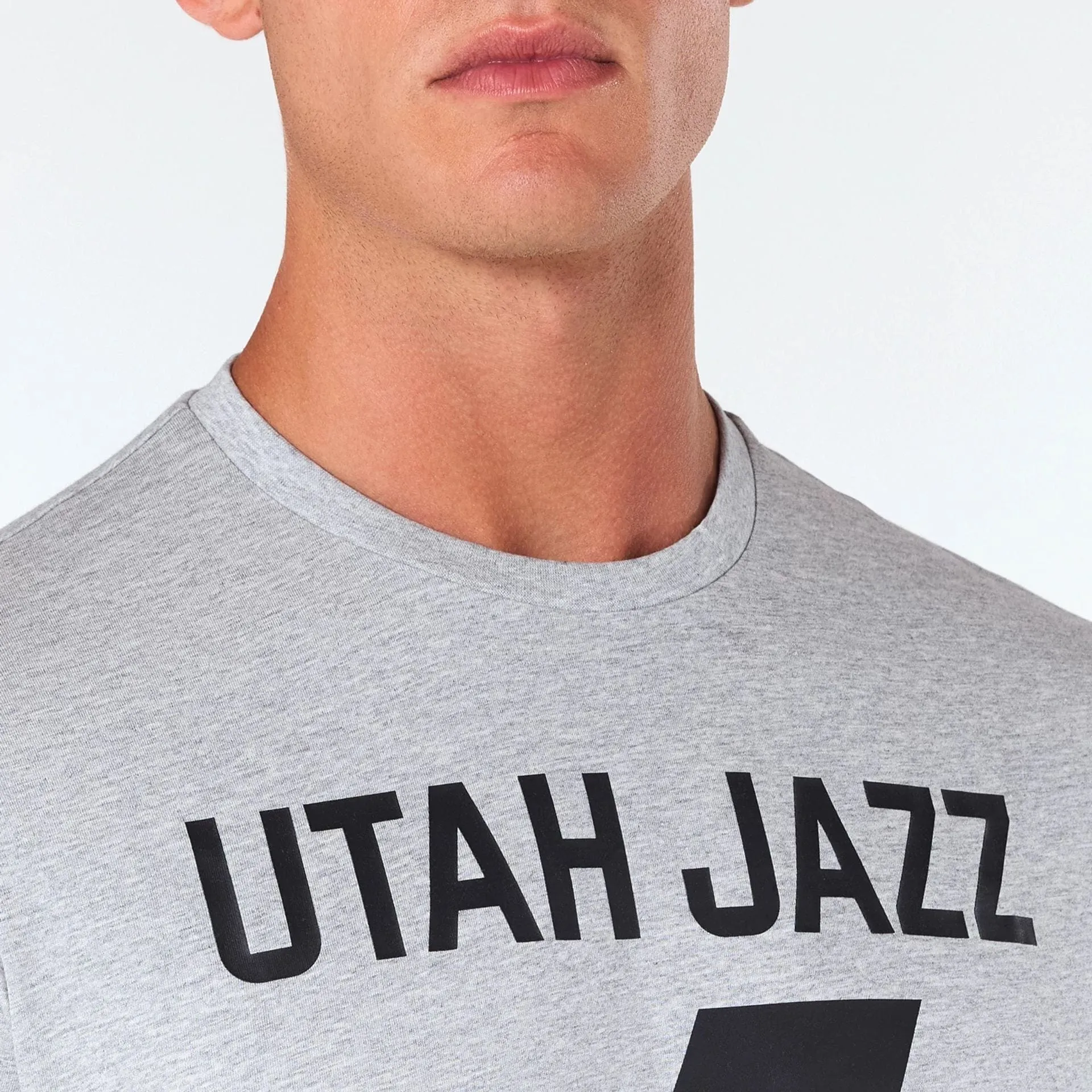 NonRestrictiveCut outdoor concert Utah Jazz NBA Grey T-Shirt