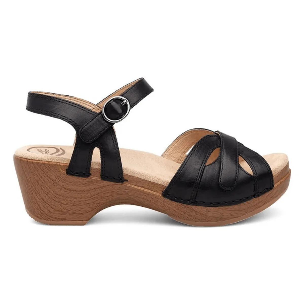 Indoor Wear Lift Step Dansko Women's Season Black Full Grain Leather