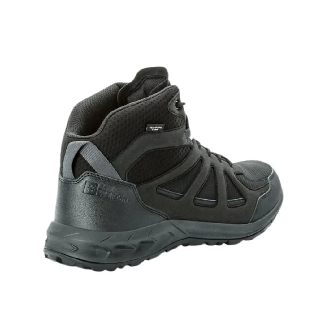 jack wolfskin Woodland 2 Texapore Mid Men's Waterproof Hiking Shoes Quick Drying Fabric