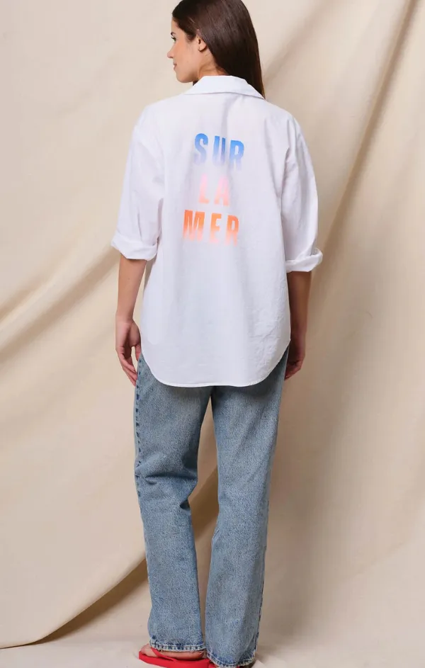 Sur La Mer Oversized Shirt Peace Core
