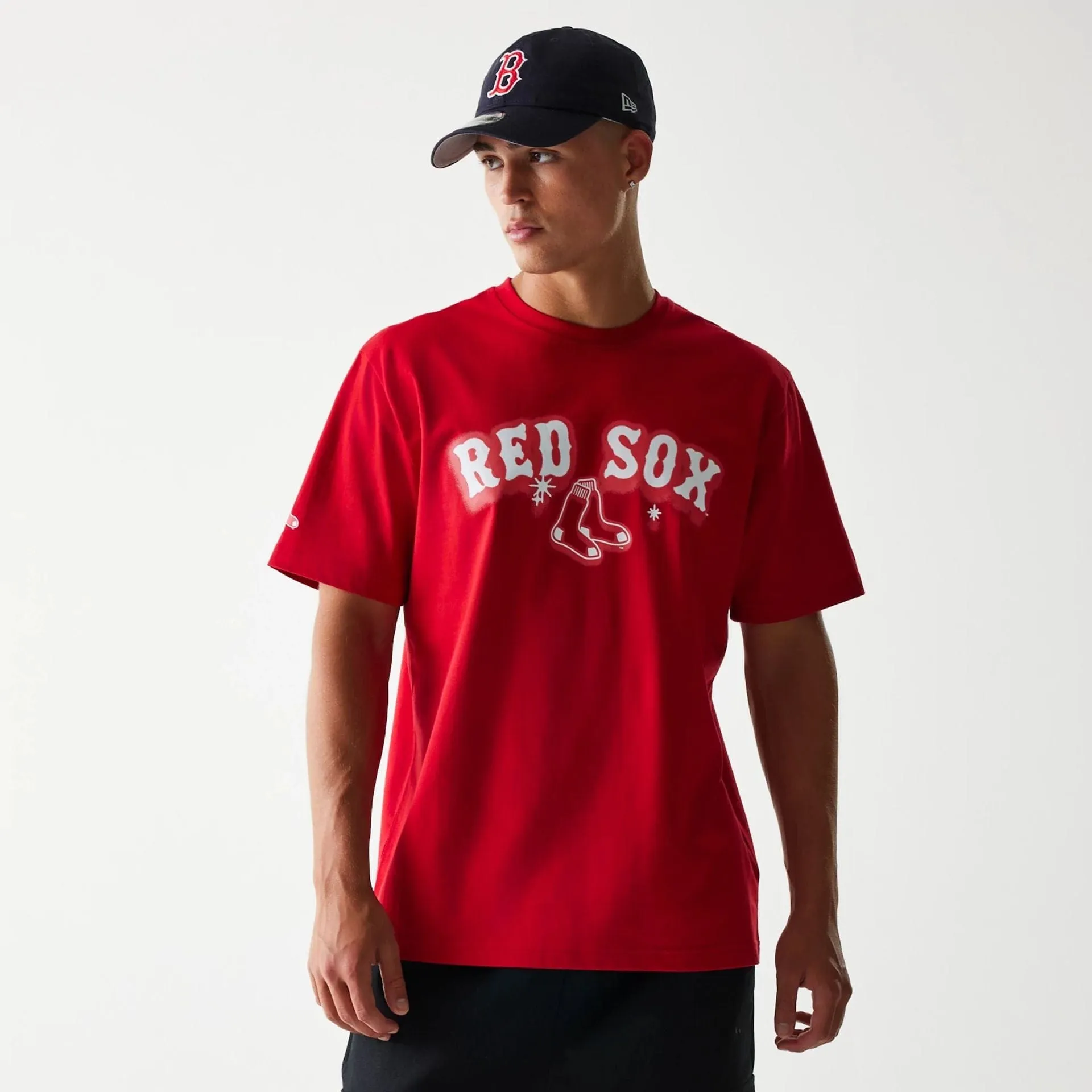 Zip Up Boston Red Sox OVO x MLB Red T-Shirt